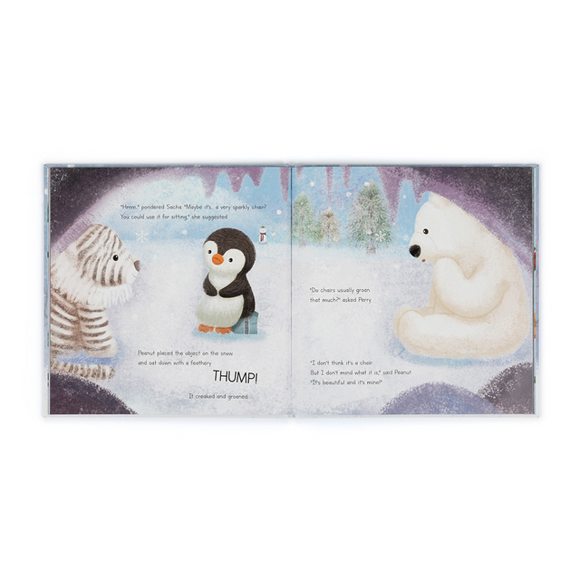 Jellycat Peanut Penguin’s Perfect Book