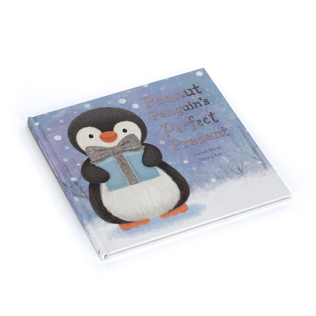 Jellycat Peanut Penguin’s Perfect Book