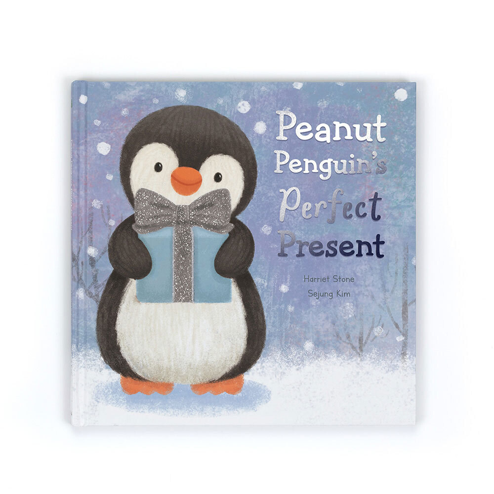 Jellycat Peanut Penguin’s Perfect Book