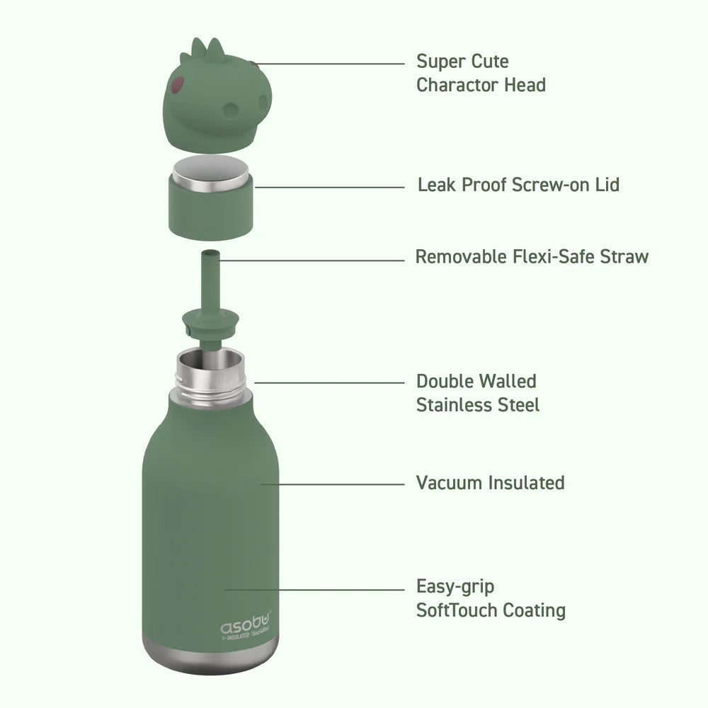 Asobu Dinosaur Bestie Bottle