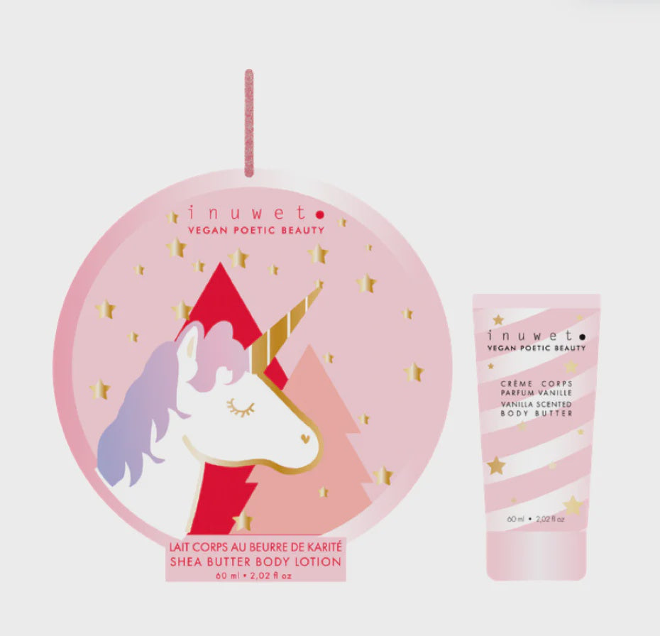 Inuwet Unicorn Ornament - Vanilla Body Butter