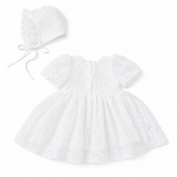 Babyhood Celeste Lace Baby Dress - White
