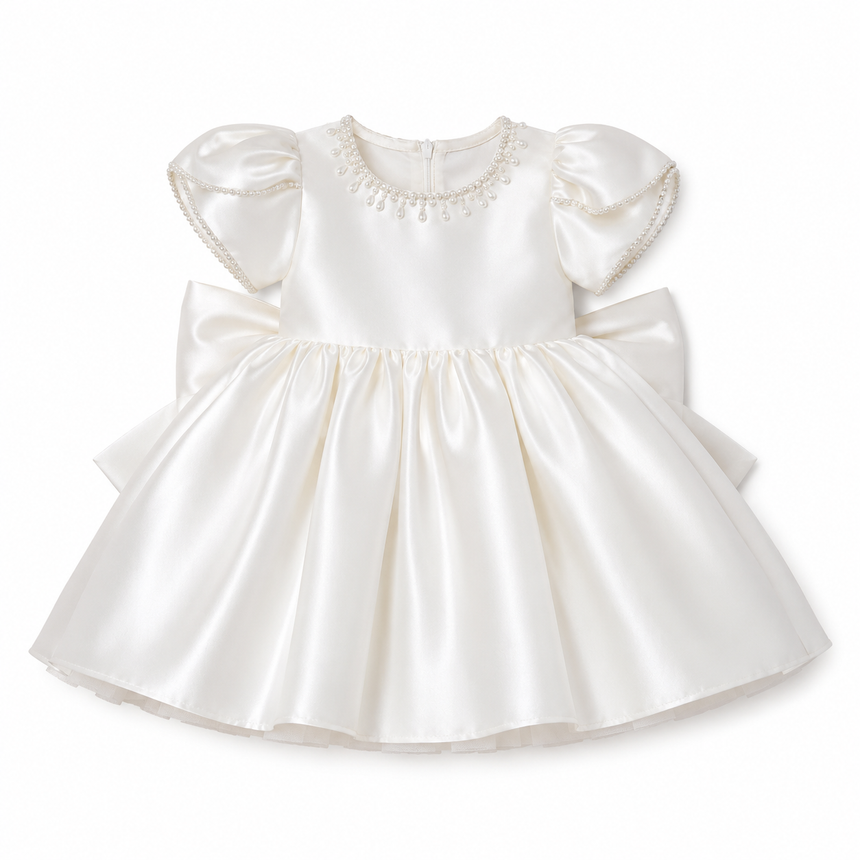 Babyhood Aurora Satin Princess Dress
