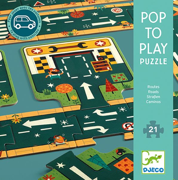 Djeco Pop to play - Roads