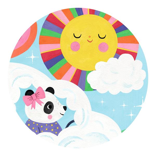 Djeco Silhouette Puzzle - Cloud Car (16 pcs) - Princess and the Pea Boutique