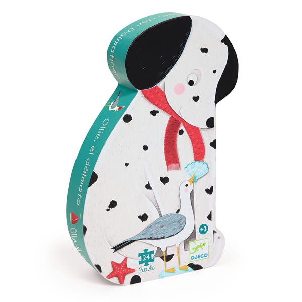 Djeco Silhouette Puzzle - Ollie, the Dalmatian / 24 pcs