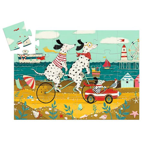 Djeco Silhouette Puzzle - Ollie, the Dalmatian / 24 pcs