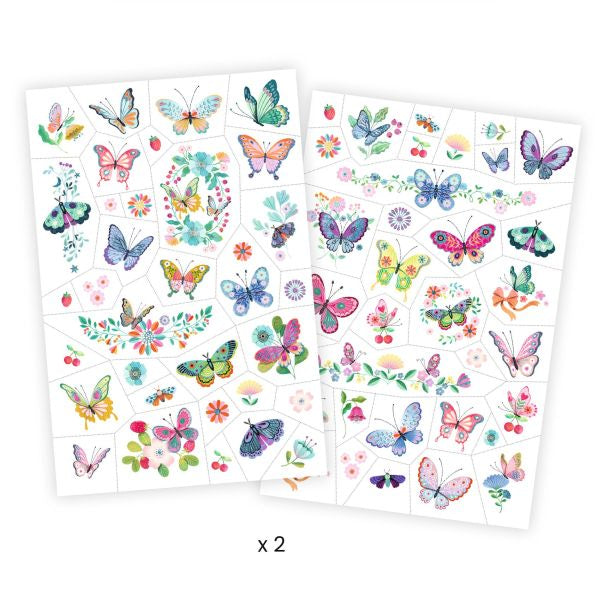 Tatouages Djeco Papillons de rêve