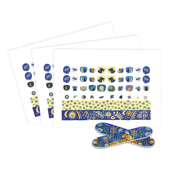 Djeco Nail Stickers - Moonlight reflections