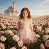 DOLLY The Rose Garden Tulle Ballerina Dress - Dolly Pink