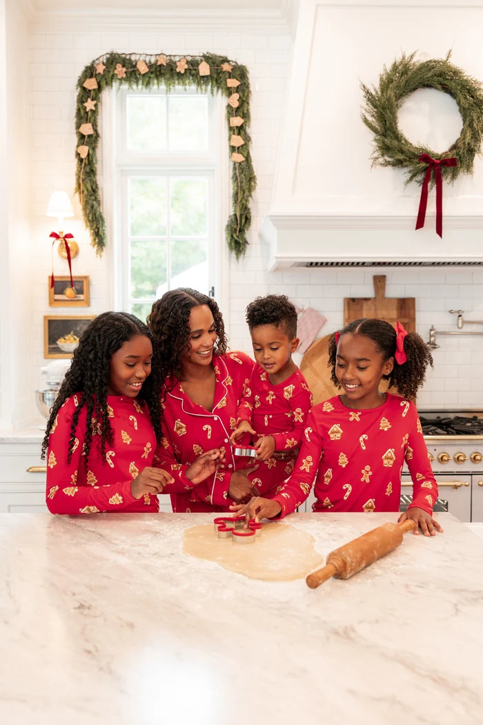 Kyte Baby Long Sleeve Pajamas in Gingerbread - Princess and the Pea Boutique