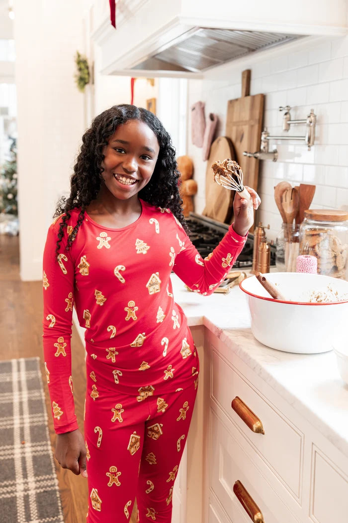 Kyte Baby Long Sleeve Pajamas in Gingerbread - Princess and the Pea Boutique