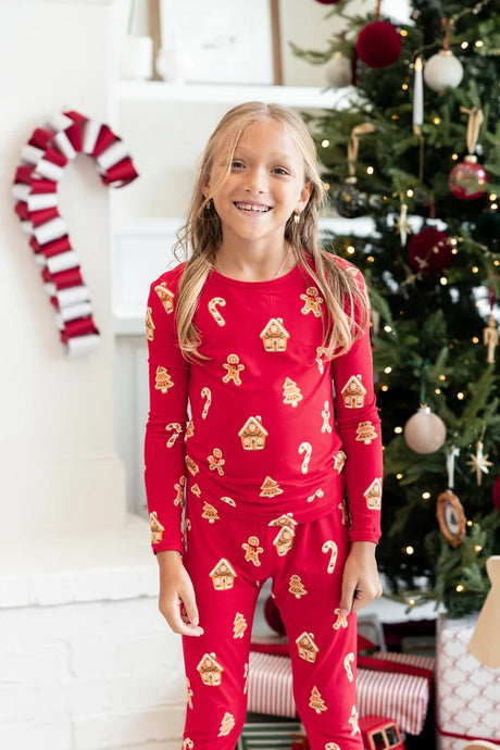 Kyte Baby Long Sleeve Pajamas in Gingerbread - Princess and the Pea Boutique