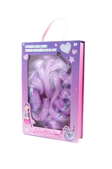 Great Pretenders - Rock Star Hair Braid, Purple