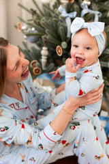 Kyte Baby Zippered Footie in Holiday Pups - Princess and the Pea Boutique