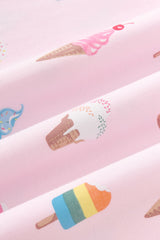 Kyte Baby Zippered Romper in Sakura Ice Cream