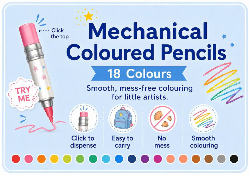 Mechanical Colored Pencils 18 Colors