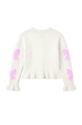 Ivory Cardigan Sweater - Cream