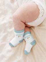 Baby Socks Trios Howdy Partner Blue