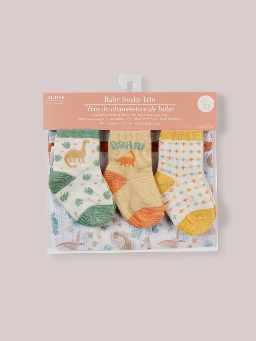 Baby Socks Trios Roarsome