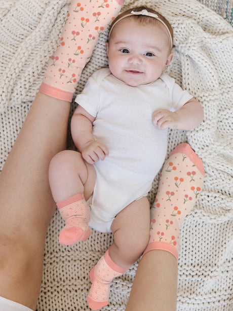 Mini Me Socks Sets Cherry Cute by Doodle By Meg