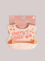 Silicone Bibs Cherry Cute by Doodle By Meg