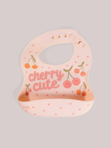 Silicone Bibs Cherry Cute by Doodle By Meg