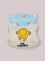 Silicone Bibs Mr. Happy