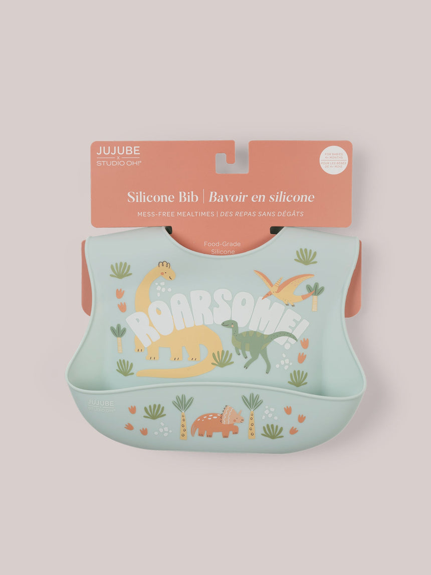 Silicone Bibs Roarsome