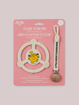 Silicone Teether Ring with Detachable Clip Little