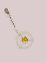 Silicone Teether Ring with Detachable Clip Little