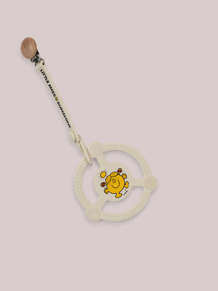 Silicone Teether Ring with Detachable Clip Little