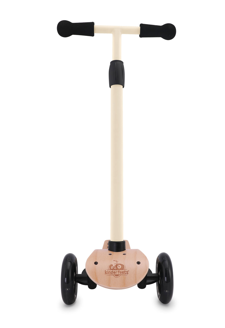 Kinderfeets Kinderscooter Cream with LED wheels