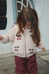 Konges Slojd JUNO SEQUIN BOMBER JACKET - Cameo Rose