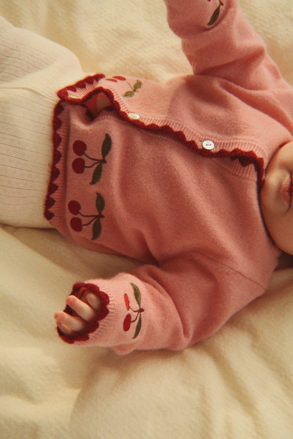Konges Slojd Collette Cardigan - Pale Blush - Princess and the Pea Boutique
