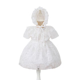 Babyhood Celeste Lace Baby Dress - White