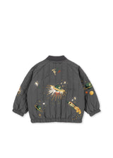 Konges Slojd JUNO SEQUIN BOMBER JACKET - Magnet