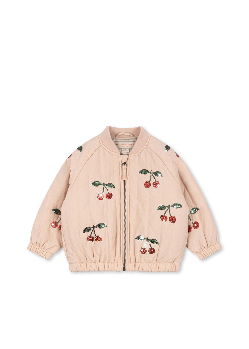 Konges Slojd JUNO SEQUIN BOMBER JACKET - Cameo Rose
