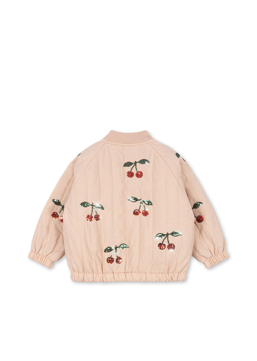 Konges Slojd JUNO SEQUIN BOMBER JACKET - Cameo Rose