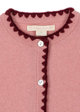 Konges Slojd Collette Cardigan - Pale Blush - Princess and the Pea Boutique