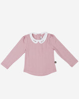 Petite Hailey Prom Collar Top - Pink