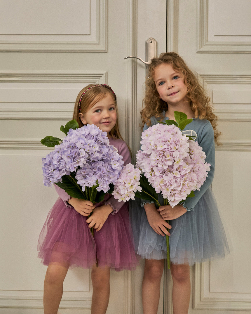 Petite Hailey Emi Bow Tutu - Dusty Blue
