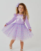 Petite Hailey Raina Flower Tutu - Purple