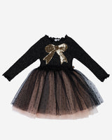 Petite Hailey Quincy Bow Tutu - Black