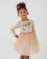 Petite Hailey Quincy Bow Tutu - Gold