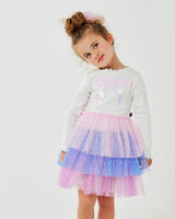 Petite Hailey Kim 3 Layered Tutu - White