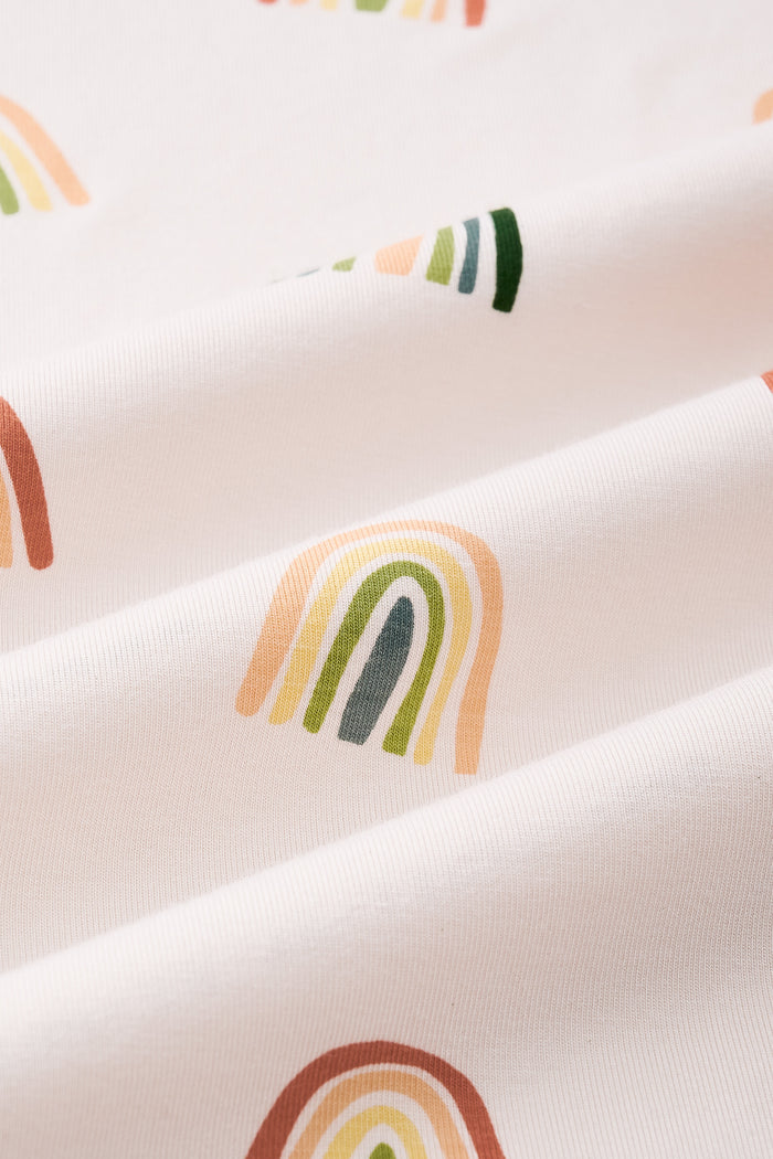 Kyte Baby Zippered Footie in Retro Rainbow - Princess and the Pea Boutique