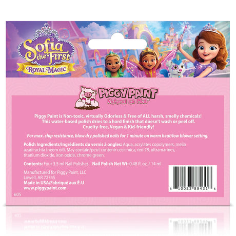 Piggy Paint Sofia the First: Royal Magic 4 Polish Box