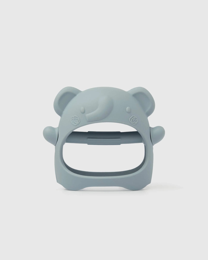 Loulou Lollipop Teething Mitt - Elephant