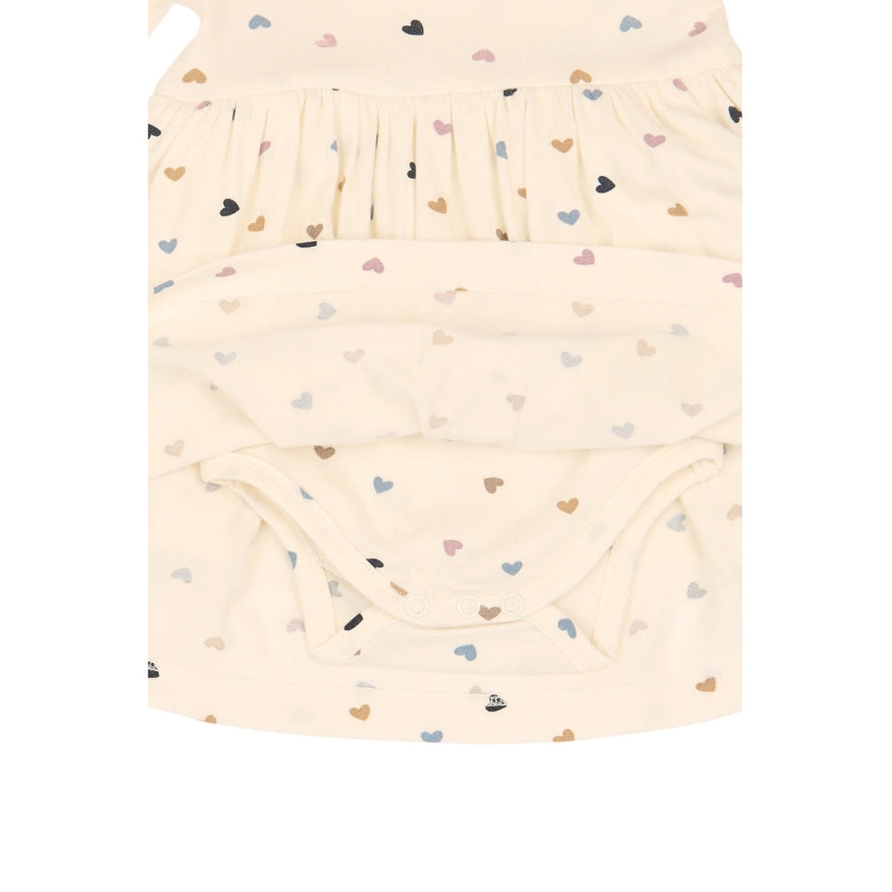 Viola Long Sleeve Modal Body Dress - Gardenia
